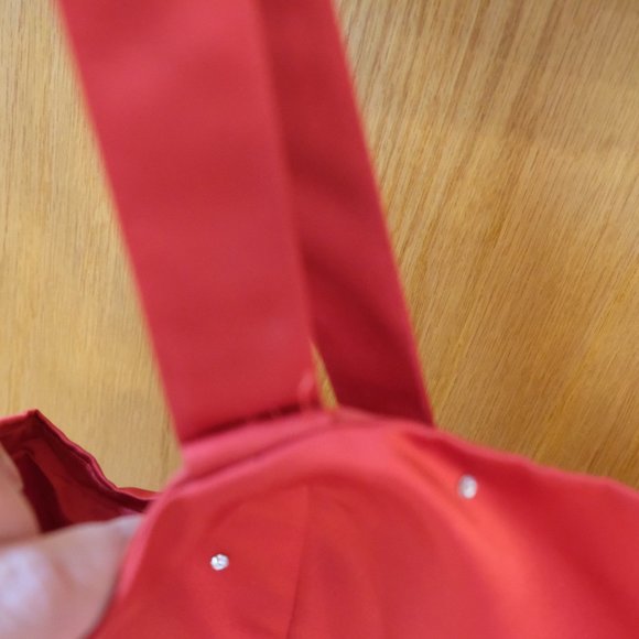 Zahara, Red Ankle Length Long Skirt Dress Suit with Rhinestone Cami - Picture 9 of 12